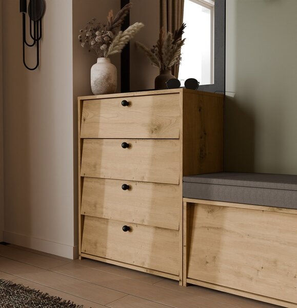 TP Living Botník Loka 66 cm dub Artisan