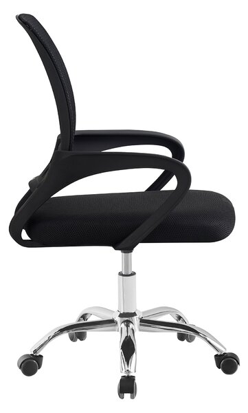TEMPO KONDELA Kancelářská židle, černá/černá, DEX 4 NEW