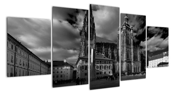Černobílý obraz (150x70cm)