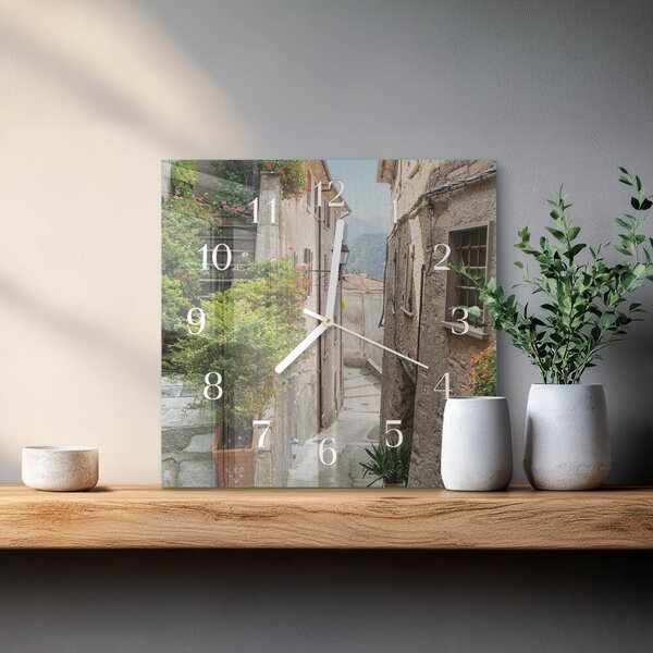 Skleněné hodiny Řecko zskb-30x30-00086842