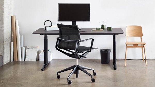 Vitra designové židle Chaise Tout Bois (dub, kluzáky na tvrdou podlahu)