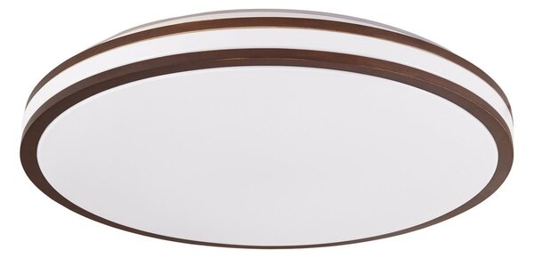 Stropní Lampa Lindby, Emiva, stmívatelné, Dřevo, Obývací pokoj, Dřevo, Moderní