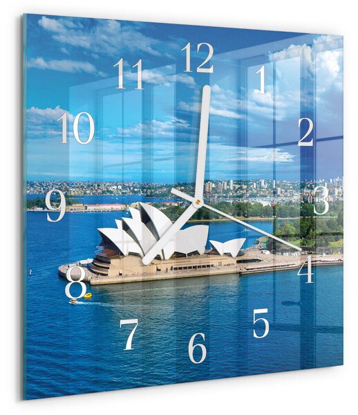 Skleněné hodiny Opera v Sydney zskb-30x30-00080529