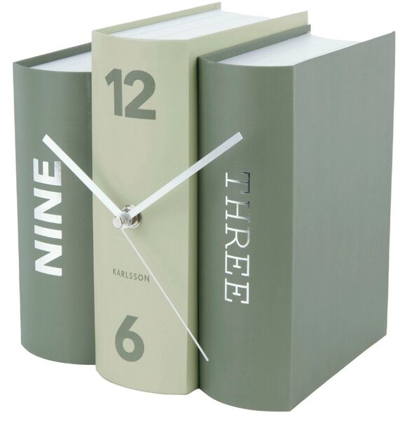 Present time Zelené stolní hodiny Raamat
