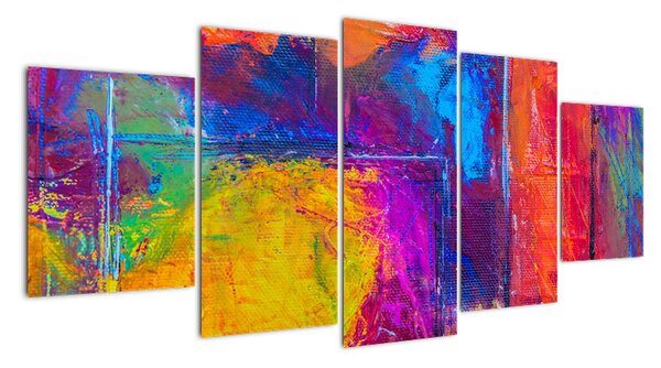 Moderní abstraktní obraz na stěnu (150x70cm)