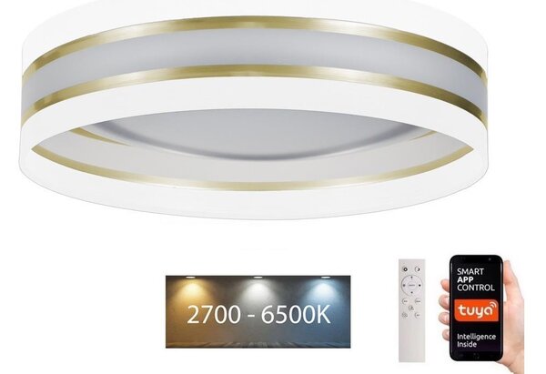 Belis LED Stmívatelné stropní svítidlo SMART CORAL LED/24W/230V Wi-Fi Tuya bílá + DO BE0875