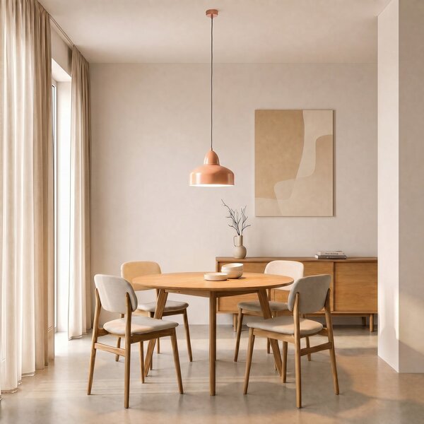 Závěsná svítidlo ALDEX, Mille, stmívatelné, Oranžová, Obývací pokoj, Kov, Industriální design
