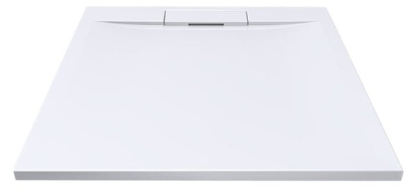 LaVilla sprchová vanička COMO čtverec 800 x 800 x 30 bílá hranatý kryt sifonu bez nožiček CVN1