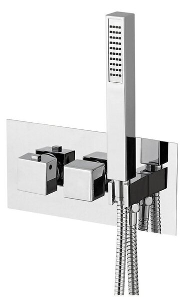 SAPHO LATUS podomítková sprchová termostatická baterie vč. sprchy, 3 výstupy, chrom 1102-43
