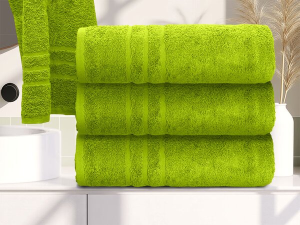Osuška Comfort 70 x 140 cm světle zelená, 100% bavlna