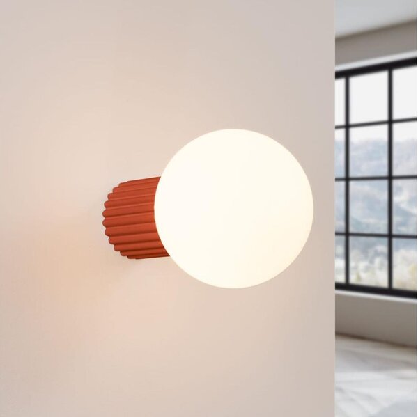 Sollux SL.1727 - Koupelnové nástěnné svítidlo HALO 1xG9/8W/230V IP44 oranžová