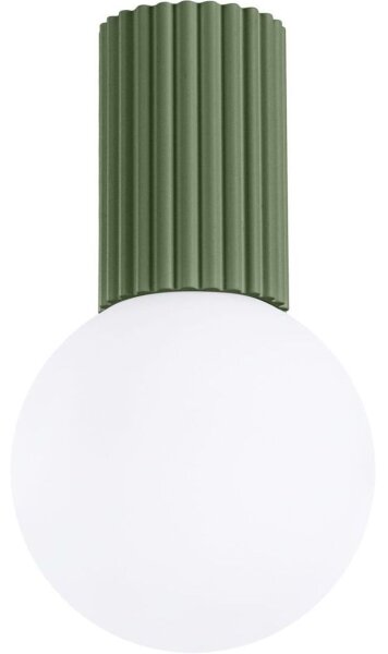 Sollux SL.1723 - Koupelnové stropní svítidlo HALO 1xG9/8W/230V IP44 zelená