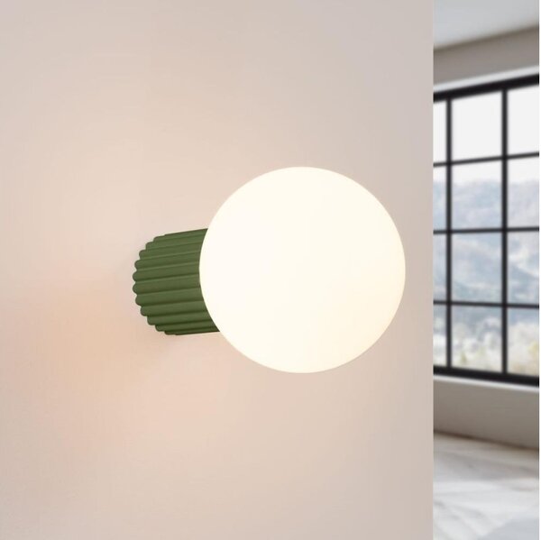 Sollux SL.1722 - Koupelnové nástěnné svítidlo HALO 1xG9/8W/230V IP44 zelená