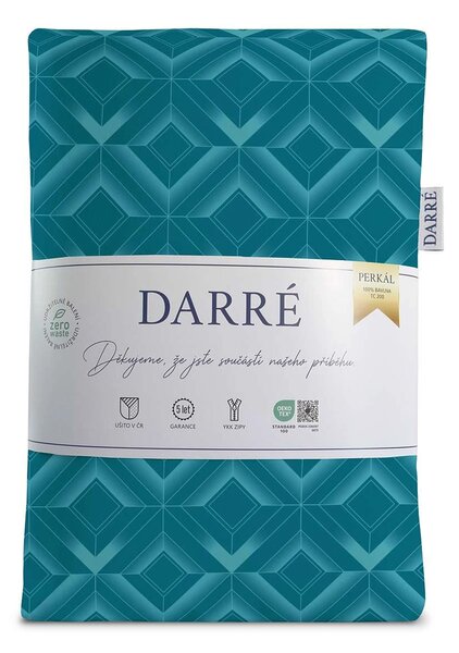 DARRÉ Perkálové bavlněné povlečení Rombo Velikost: 140 x 200 + 70 x 90