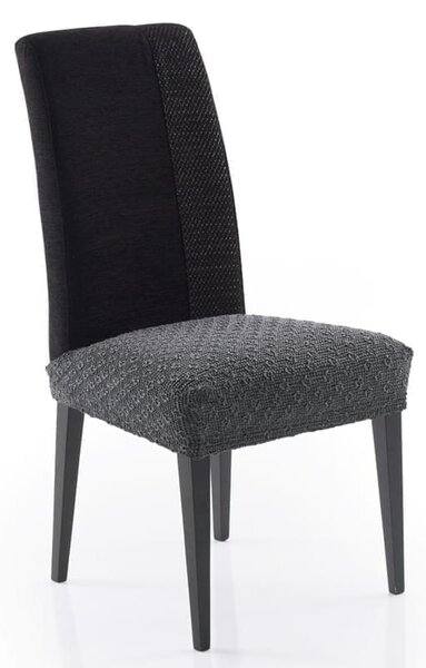 Forbyt Potah elastický na sedák židle MARTIN tm.šedý komplet 2 ks