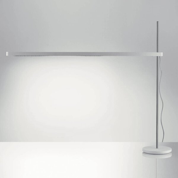 Artemide Talak Professional LED stolní lampa bílá, stmívatelný, Bílá / opál, Pracovna / kancelář, kov, Design