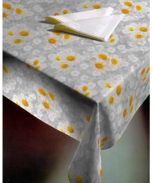 Forbyt Ubrus s nešpinivou úpravou Chryzantéma béžový Velikost: 75 x 75 cm