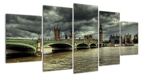 Londýnský Big Ben - obrazy (150x70cm)