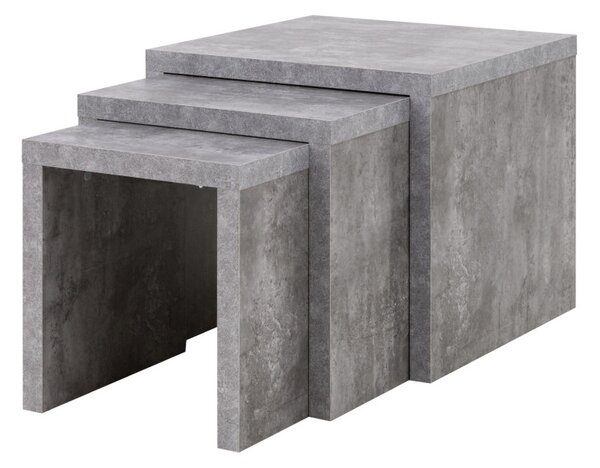 Set konferenčních stolků BASEL, beton