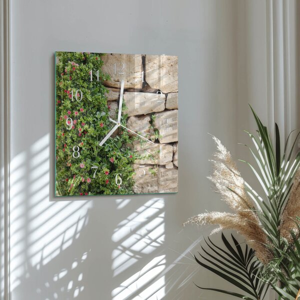 Skleněné hodiny Přírodní kameny zskb-30x30-00085462