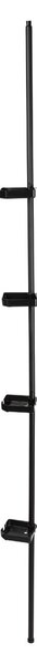 Wenko Teleskopický koupelnový regál XXL (černá) (100360528002)