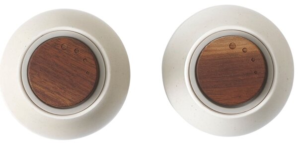 Audo CPH Set dvou béžových keramických mlýnků na sůl a pepř AUDO GRINDER 20,5 cm