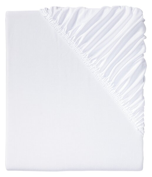 LIVARNO home Žerzejové napínací prostěradlo, 140-160 x 200 cm (bílá) (100361118004)