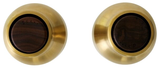 Audo CPH Set dvou zlatých kovových mlýnků na sůl a pepř AUDO GRINDER 20,5 cm