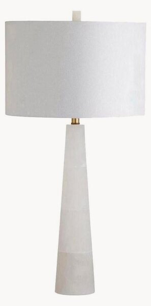 Stolní LED lampa's alabastrovou podstavou Modern