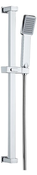 Mereo Sprchová souprava, jednopolohová sprcha, posuvný držák, dvouzámková nerez hadice CB900J