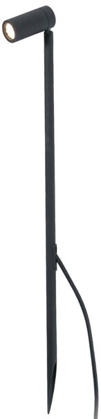 FARO BARCELONA LED svítidlo do země Seth-60 o výšce 60 cm, Černá, Hliník, Moderní