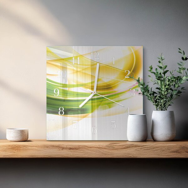 Skleněné hodiny Abstrakce zskb-30x30-00081790