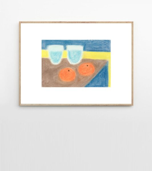 The Poster Club Plakát Water and clementines by Nina Flagstad Kvorning 21x29,7 (A4)