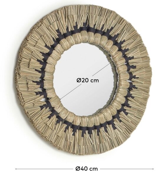 Nástěnné zrcadlo Kave Home Akila 40 cm