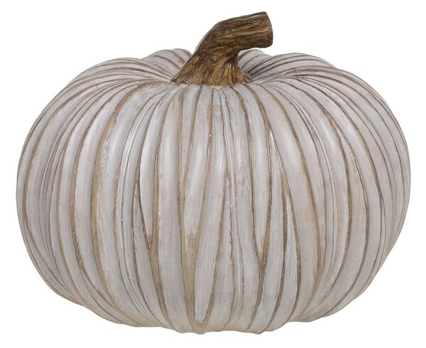Béžová antik dekorace dýně Pumpkin latté - Ø 20*15 cm - Chic Antique