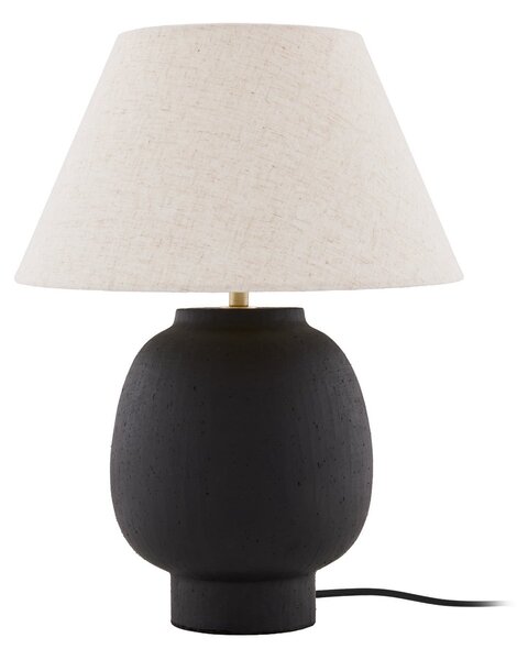 Stolní lampa Globen Lighting, Lorenzo, Černá, Obývací pokoj, Keramika, Skandinávský