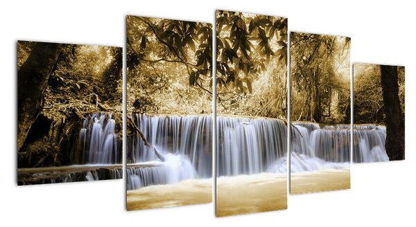 Vodopády - obraz (150x70cm)
