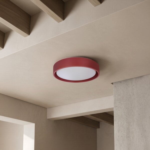 Brilagi - LED Stropní svítidlo MATTEO LED/24W/230V pr. 31 cm červená