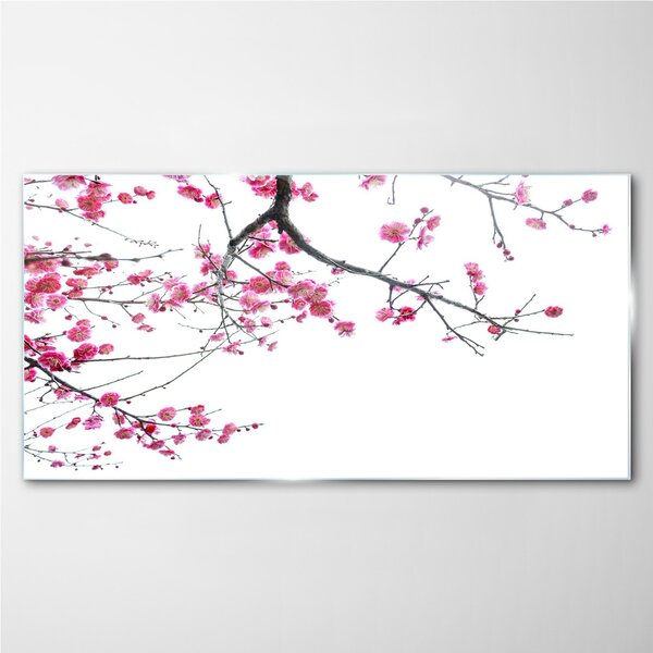Obraz na skle Obraz na skle Větve stromů květiny