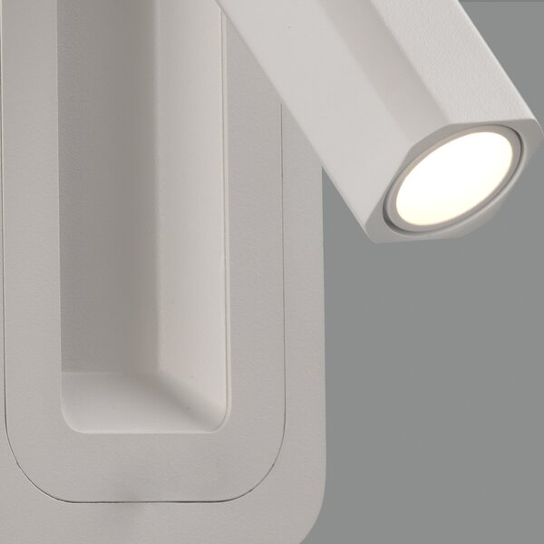 ACB Iluminacion Nástěnné zápustné LED svítidlo BOHEME, 3W, 3000K Barva: Bílá, Vypínač: ano