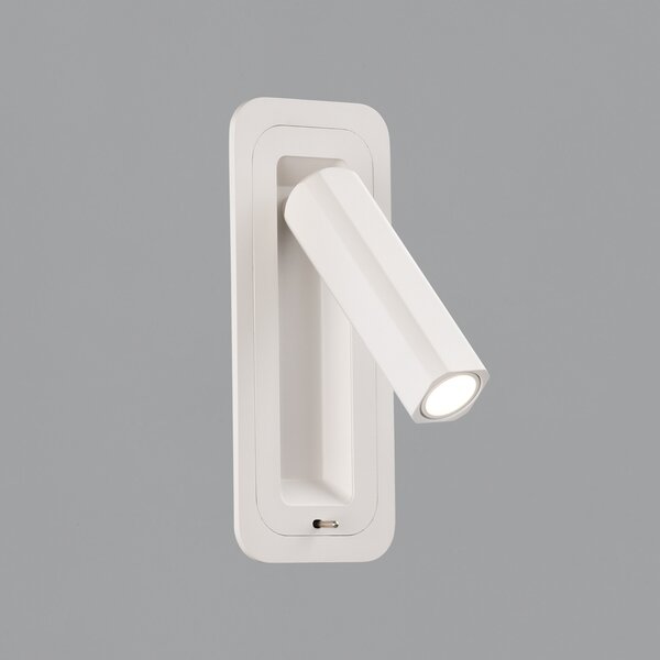 ACB Iluminacion Nástěnné zápustné LED svítidlo BOHEME, 3W, 3000K Barva: Bílá, Vypínač: ano