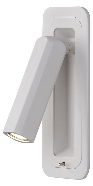 ACB Iluminacion Nástěnné zápustné LED svítidlo BOHEME, 3W, 3000K Barva: Bílá, Vypínač: ano