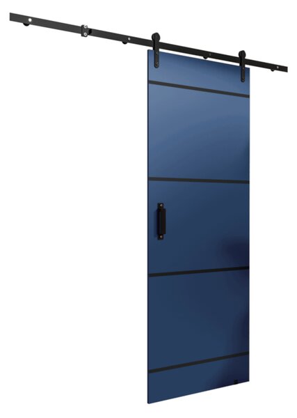Posuvné dveře LIKO IV, 90x204, modrá