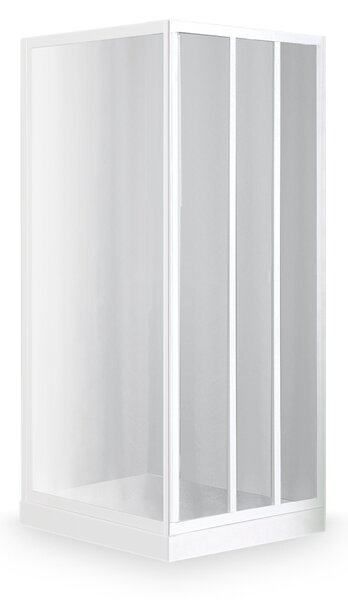 Roth Sprchové dveře posuvné pro instalaci do niky nebo pro kombinaci s boční stěnou LD3/900 LD3/900, Profil Bílý, Vstupní otvor (c) 480, Výplň Damp 215-9000000-04-04