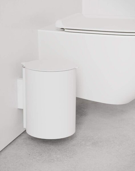 Nichba Odpadkový koš Toilet Bin, white