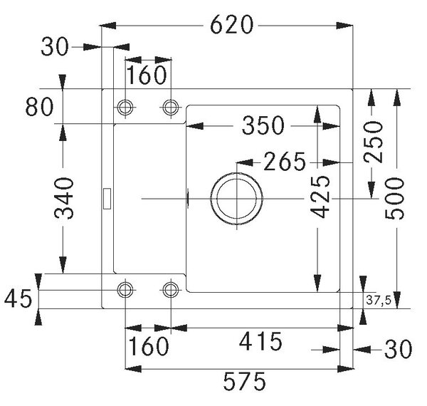 Kuchyňský dřez Franke Maris MRG 611-62 Bílá led 114.0284.758