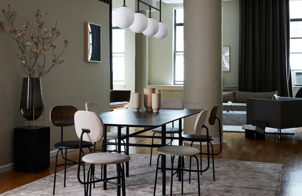 Audo CPH Matně opálově bílé skleněné závěsné světlo AUDO TR II. 125 cm