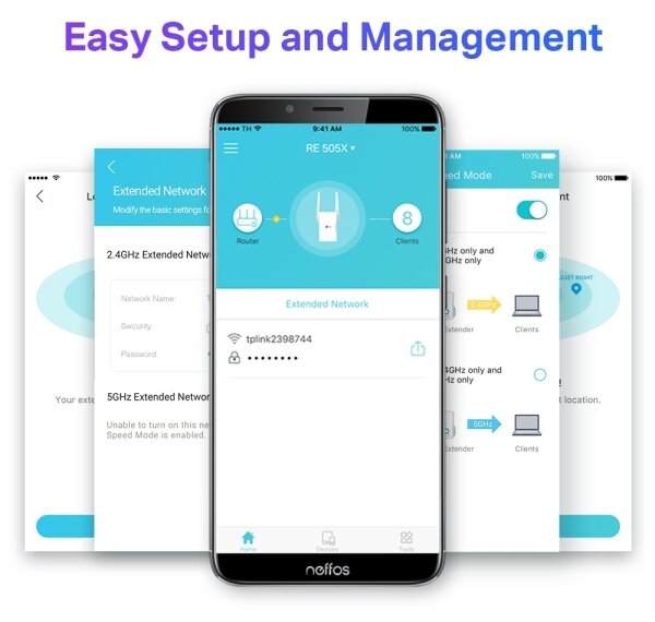 TP-Link - Dvoupásmový Wi-Fi 6 Extender RE505X