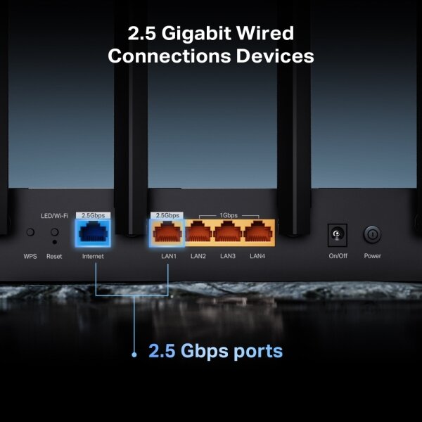 TP-Link - Dvoupásmový Wi-Fi 7 router Archer BE400