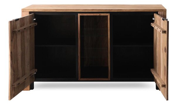 KOMODA, sheesham, přírodní barvy, 150/85/40 cm Livetastic - Komody z masivu, Online Only